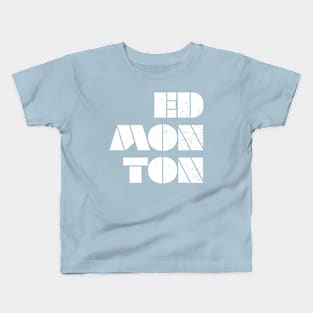 ED MON TON: Faded Glory (white) Kids T-Shirt